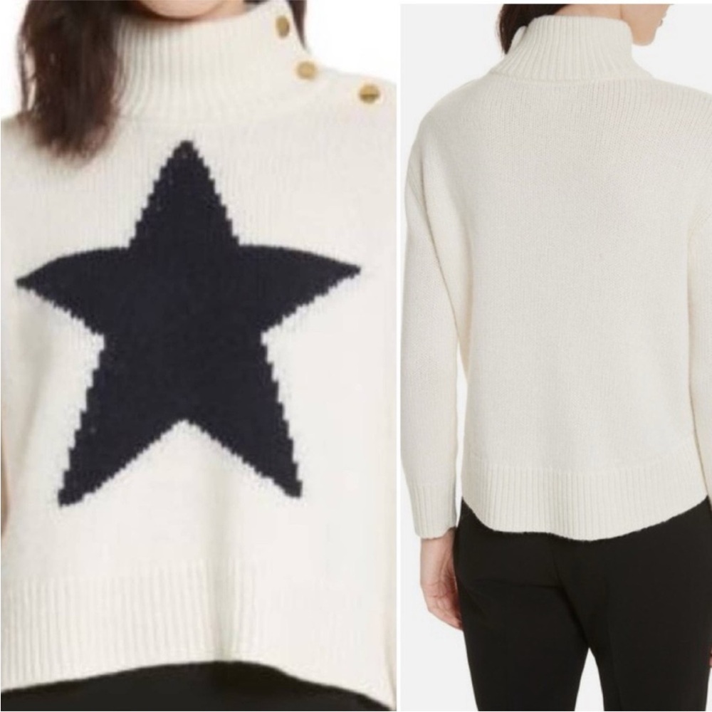 Kate Spade Women’s Star Turtleneck Sweater XL, S - Picture 5 of 7